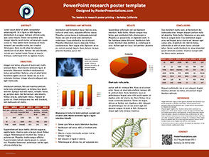 Scientific research poster template - Chamberlain