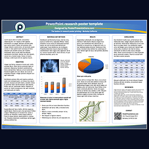 Powerpoint poster templates for research poster presentations