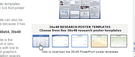 font size for scientific poster