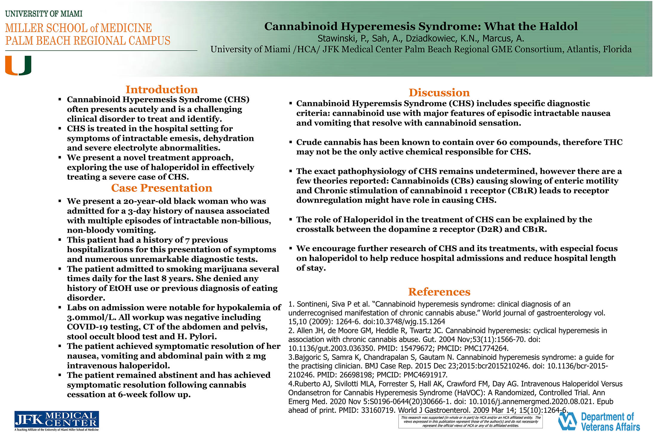 Cannabinoid Hyperemesis Syndrome: what the Haldol